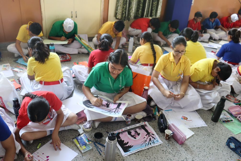 Interclass poster making competition-Classes 6th to 10th